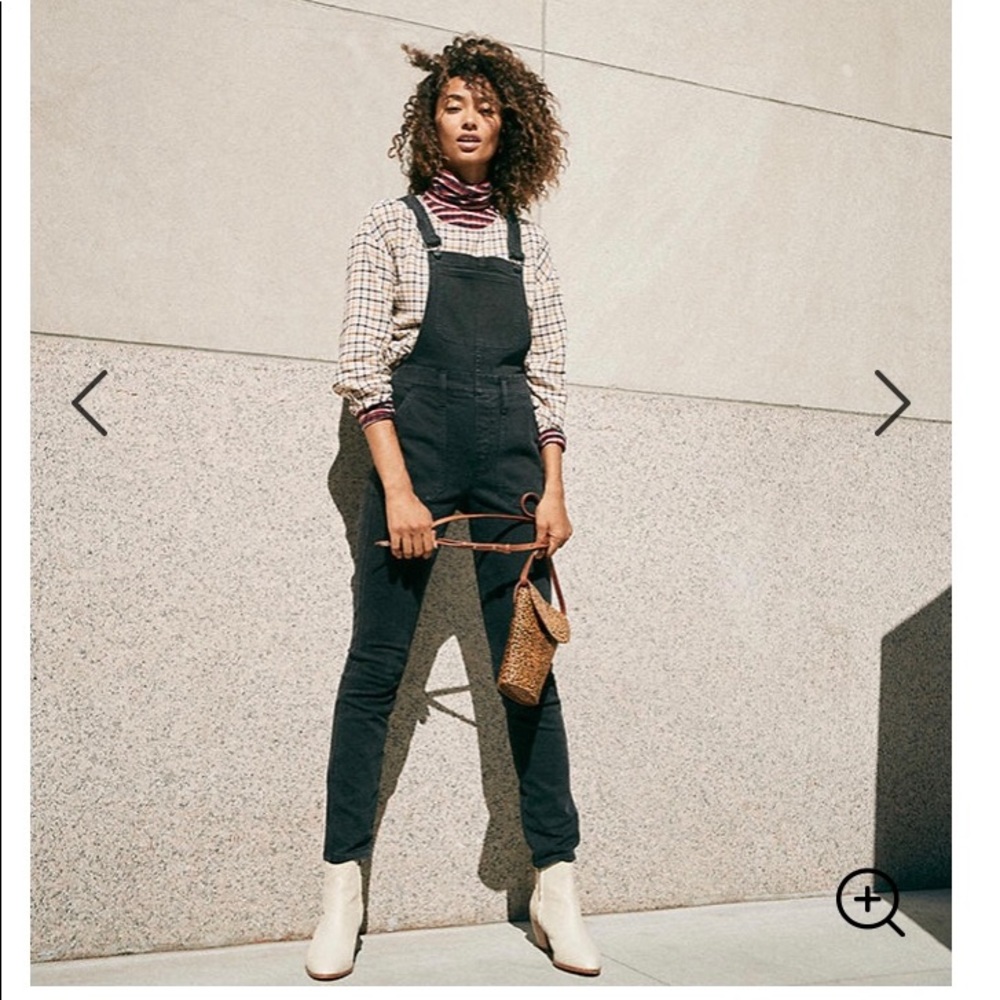 Madewell Skinny Overalls in Lunar Wash